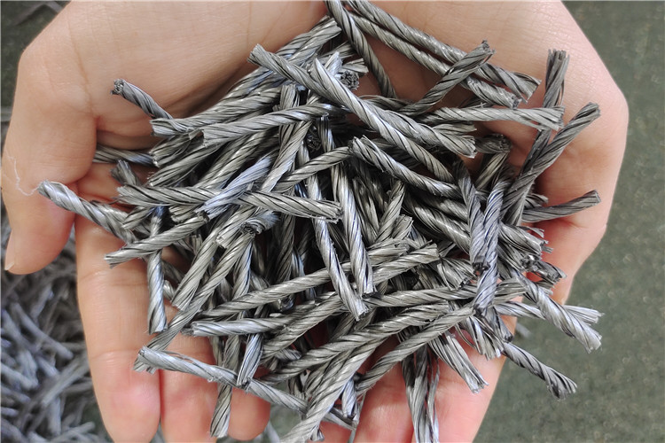 54mm Grey Polypropylene Twisted Fibers Were Sent To Europe